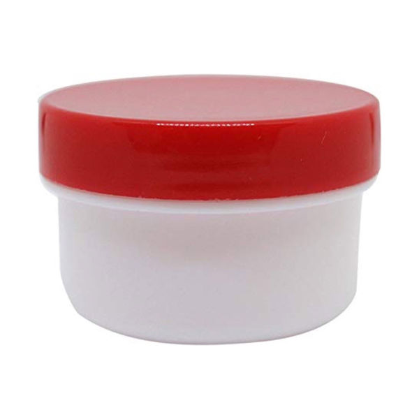 エムアイケミカル 軟膏容器プラ壷Nー5号(滅菌済) 赤 6905-10 1箱(10個×10袋入)（直送品）