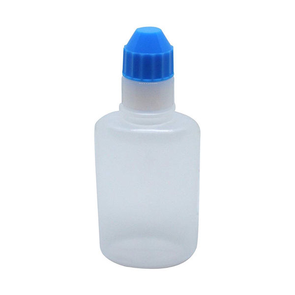 エムアイケミカル点眼容器フレッシュ（60mL）（滅菌済） 本体色: 原色白/キャップ色:青 4661 1袋（1袋（20本入）×5）（直送品）