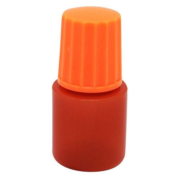 エムアイケミカル 点眼容器ノーベル3号（10mL）（滅菌済） 本体色: 茶/キャップ色:オレンジ 4531 1箱（25本×6袋入）（直送品）