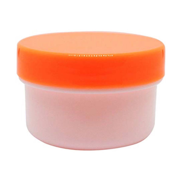 エムアイケミカル 軟膏容器プラ壷Nー5号(滅菌済) オレンジ 6905-10 1箱(10個×10袋入)（直送品）