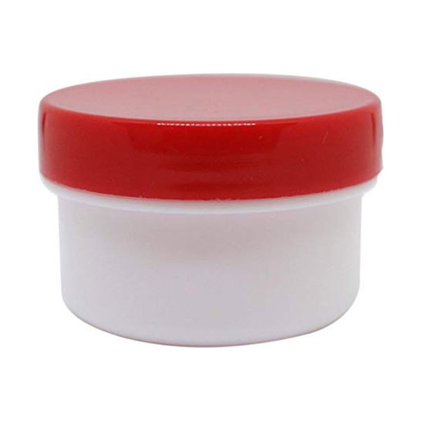 エムアイケミカル 軟膏容器プラ壷Nー4号(滅菌済) 赤 6904-10 1箱(20個×5袋入)（直送品）