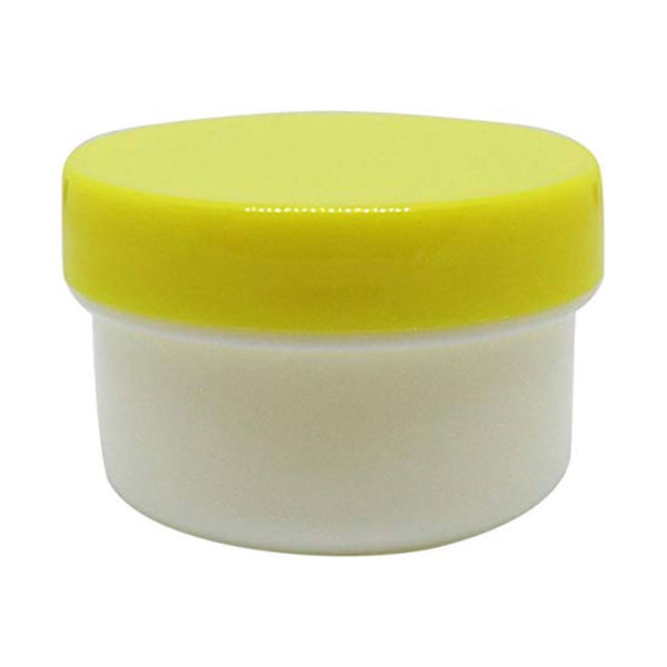 エムアイケミカル 軟膏容器プラ壷Nー6号(滅菌済) 黄 6906-10 1梱(5個×10袋入)（直送品）