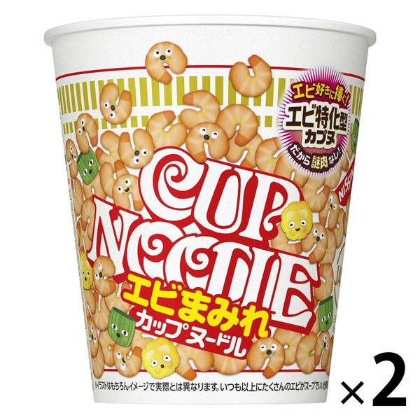 日清食品 カップヌードル エビまみれ 1セット（2個）