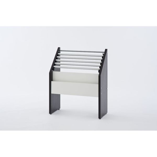 イオスコレクション マガジンラック 660×300×800mm SHSK-001DB3 1個 8-5764-11（直送品）