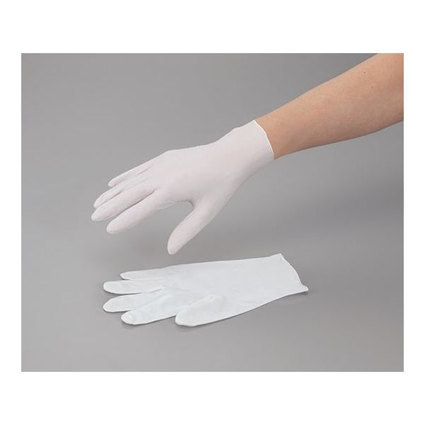 アズワン サニーフーズニトリル手袋エコノミー 白 S 100枚入 2-4173-23 1箱(100枚)（直送品）
