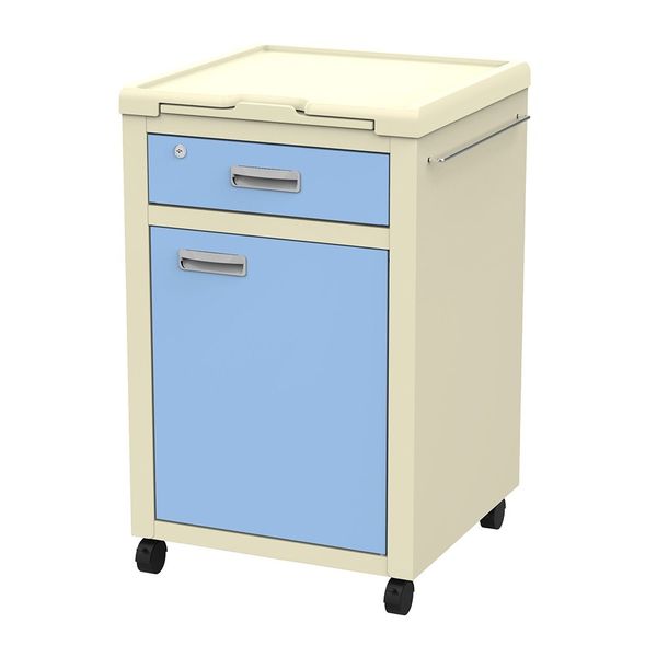 アズワン 床頭台 ブルー 8-1836-21 1個（直送品）