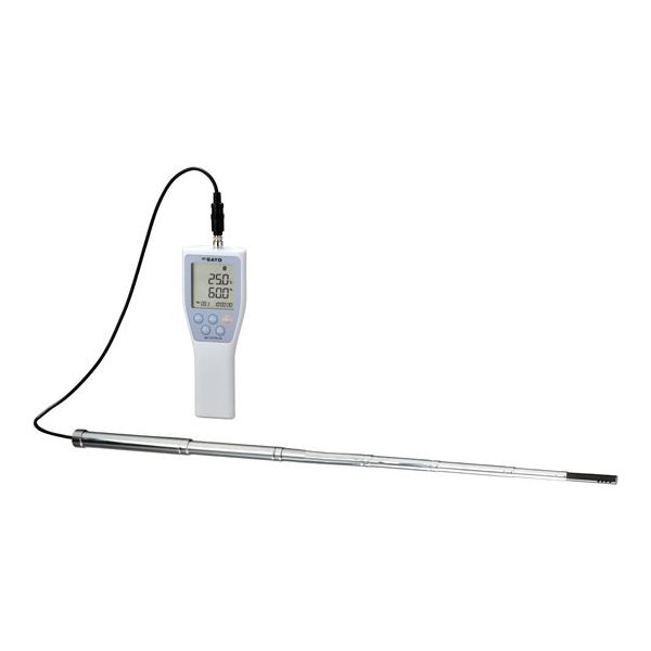 佐藤計量器製作所 デジタル温湿度計(伸縮センサS110TRHー30付) SK-110TRH-B/S110TRH-30 1セット（直送品）