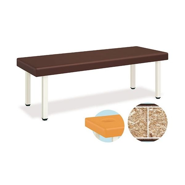 高田ベッド製作所 有孔DXエコベッド 幅70×長さ180×高さ55cm アイボリー TB-1453U 1個 63-5620-17（直送品）