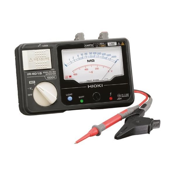 日置電機 HIOKI アナログ絶縁抵抗計(単レンジ) IR4015ー10 1台(1個) 355-7481（直送品）