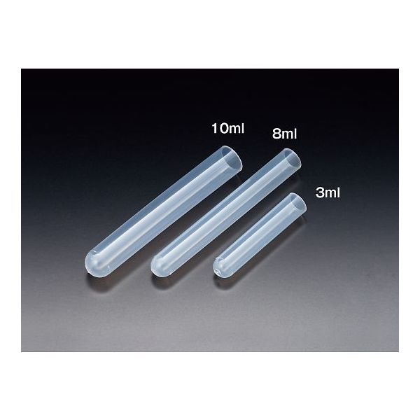 サンプラテック エコノプラスチック試験管(リムなし) 10mL φ16×100(500本) 28191 1組(500本)（直送品）
