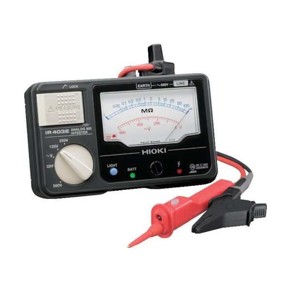 日置電機 HIOKI アナログ絶縁抵抗計(3レンジ) IR4032ー11 1台(1個) 753-8634（直送品）