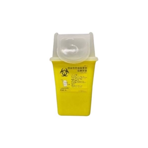 フジメディカル 注射針回収容器 シャープセイフ 1L 100個入 F010 1箱(100個) 65-8770-08（直送品）