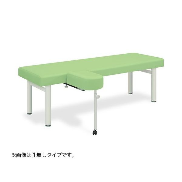 高田ベッド製作所 有孔スライド上肢台付DXベッド 幅65×長さ180×高さ60cm メディブルー TB-588U 1個 63-4529-51（直送品）