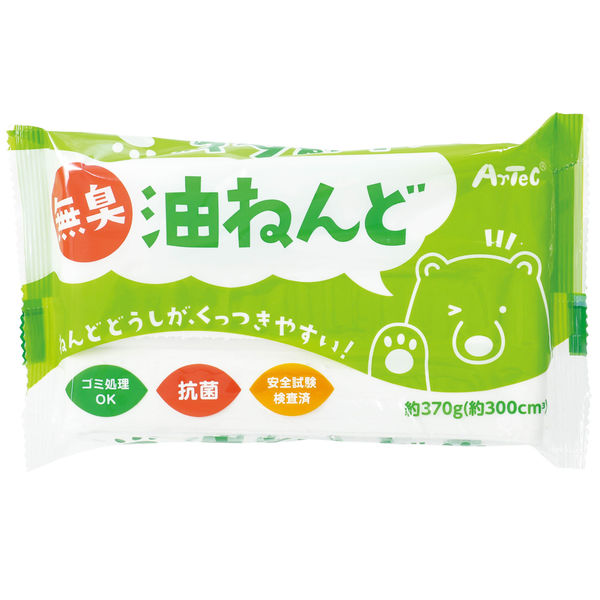 アーテック 無臭・抗菌 油ねんど Mサイズ 23303 1セット(10個