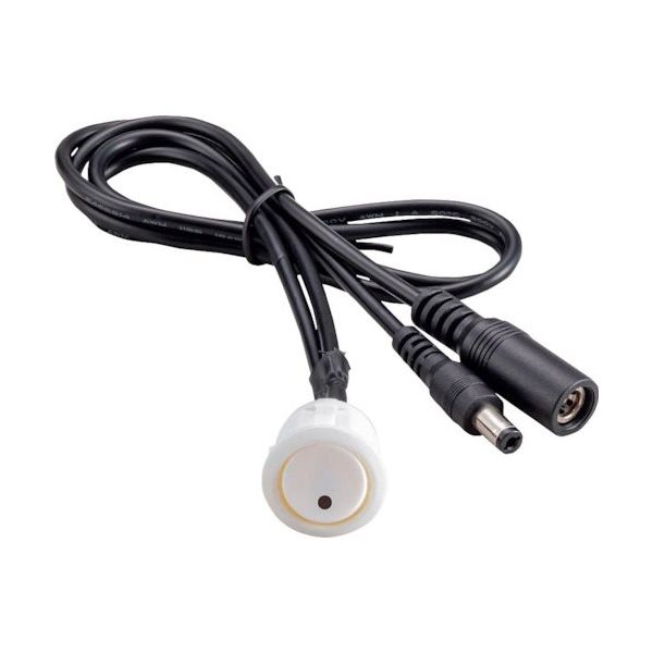 スガツネ工業 (220048747)SLーSW1ーDC24ーWTDCコネクター付小型スイッチ SL-SW1-DC24-WT 1個（直送品）