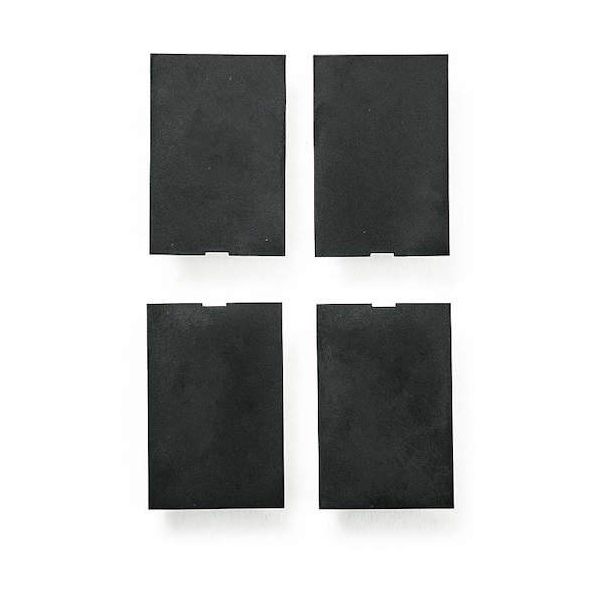 (170052814)HES3DーW190SQCーBL三次元調整機能付隠し丁番オプション角型ねじカバー HES3D-W190SQC-BL（直送品）