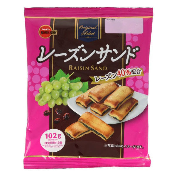 ブルボン レーズンサンド 4901360344741 1セット(102g×12個