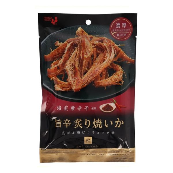 井上食品 うみのさち粋 旨辛炙り焼いか 4971423603313 34g×10個（直送