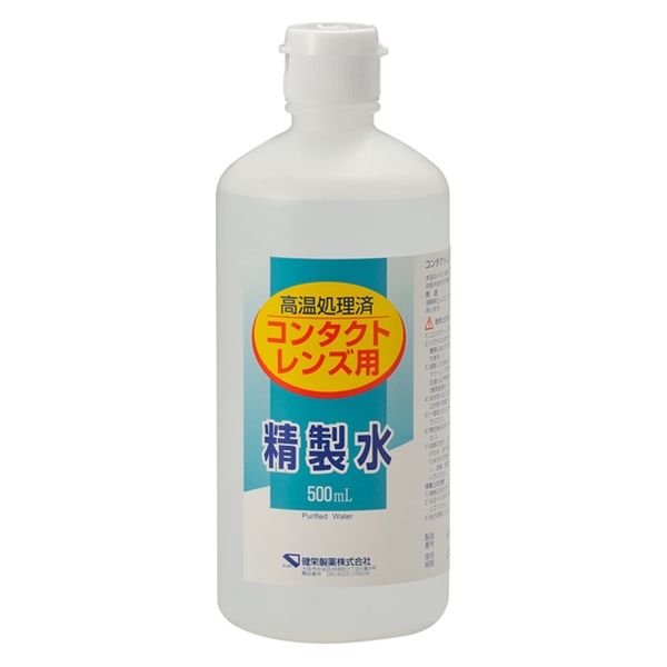 コンタクトレンズ用 精製水 500ml 健栄製薬 - アスクル