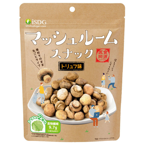 医食同源ドットコム マッシュルームスナック　トリュフ味 60g×96個 4562355175179（直送品） 医食同源ドットコム 満足感重視