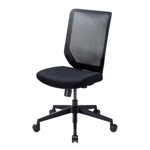 【アウトレット】サンワサプライ 海洋プラスチックメッシュチェア ブラック SNC-E11BK 1脚（直送品）