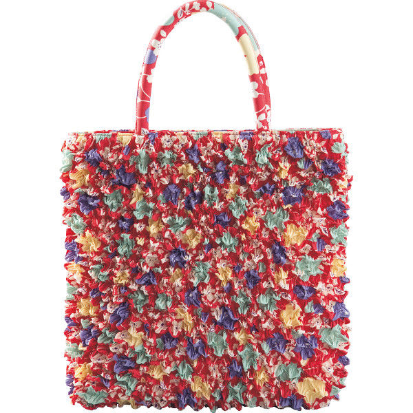 くろちく うるわ絞りトートバッグ縦 桜 21609506 1袋（直送品