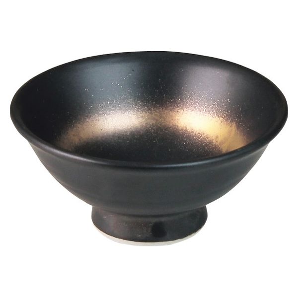 西日本陶器 有田焼 陶悦窯 黒マット内金帯 平盃 1箱（直送品