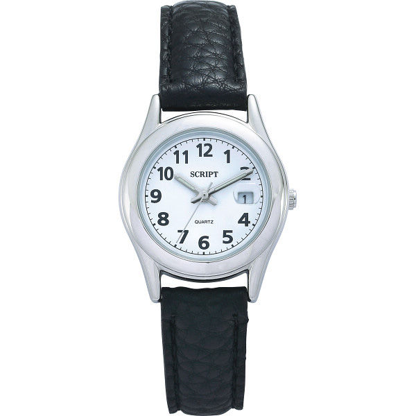 サン・フレイム カレンダー付レディース腕時計 ホワイト RDL01-SW 1箱（直送品）