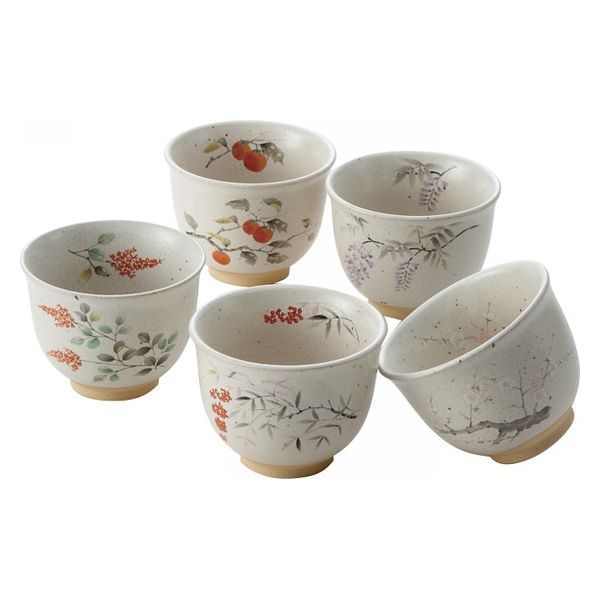 清水焼　煎茶器5客揃 清水焼 煎茶器5客揃