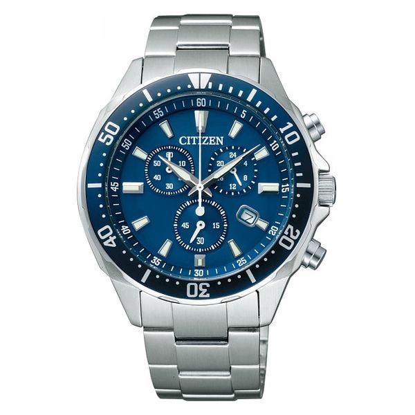 シチズン時計 シチズン　ソーラーメンズ腕時計 ブルー VO10-6772F 1箱（直送品）