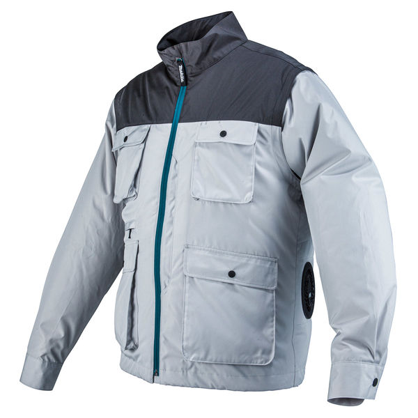 Makita ファン付き空調服 グレー 4L マキタ 空調服 ファンジャケット 長袖 LLサイズ 新品未使用
