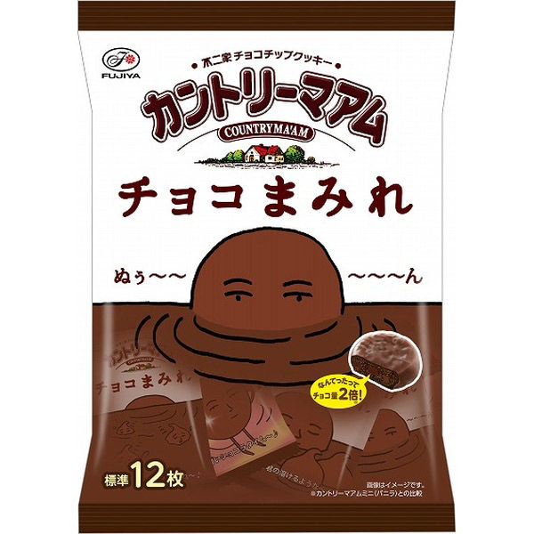 カントリーマアム　チョコまみれ 4902555275468 122g×18個 不二家（直送品）