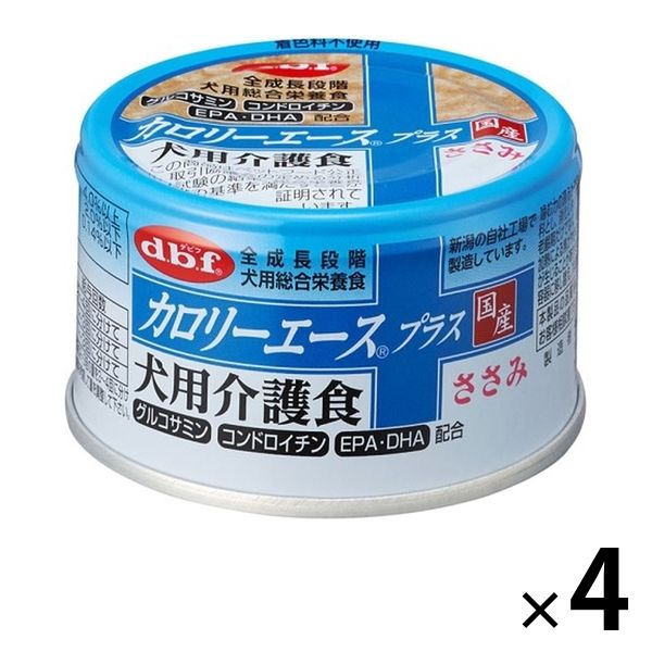 デビフ 缶詰 犬 カロリーエースプラス 犬用介護食 ささみ 国産 85g 4缶 ドッグフード ウェット