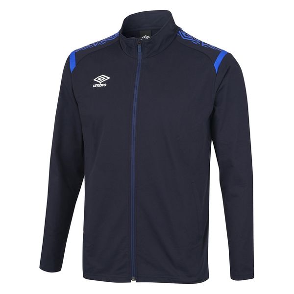 UMBRO（アンブロ） サッカー ジャージ ウォームアップジャケット S ネイビー×ブルー UAS2350 1着（直送品）