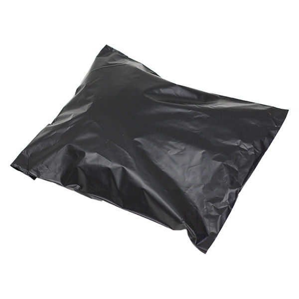 logimart 宅配ビニール袋LL 黒 480×750mm 封かんシール付 1