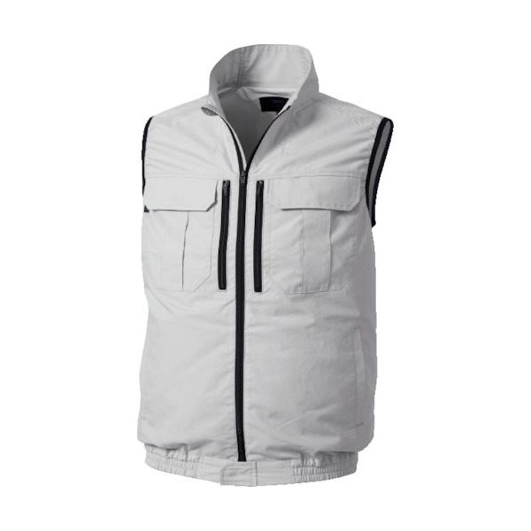 空調服 空調服[[R上]] ベスト シルバー M KU92300C06S2 1着 521-6821（直送品）