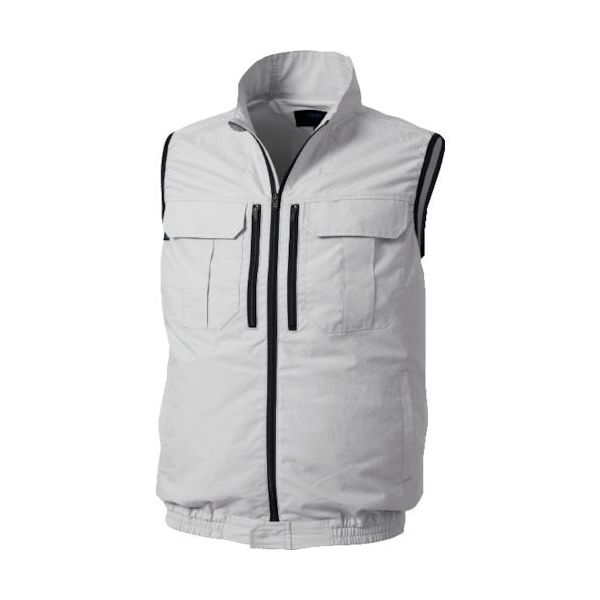 空調服 空調服[[R上]] ベスト シルバー 5L KU92300C06S7 1着 521-6825（直送品）