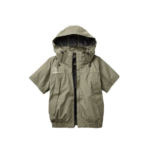 アタックベース　風神空調服半袖　 Mサイズ グレー アタックベース 空調風神服半袖ブルゾン(ファンなし) 055 | 空調