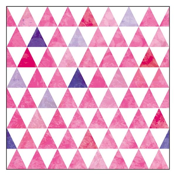 P・O・Pプロダクツ キャンバス　Ｐａｔｔｅｒｎ　三角（ピンク）　Ｓ２０　Ｎｏ．４３１７９ 073829 1枚（直送品）
