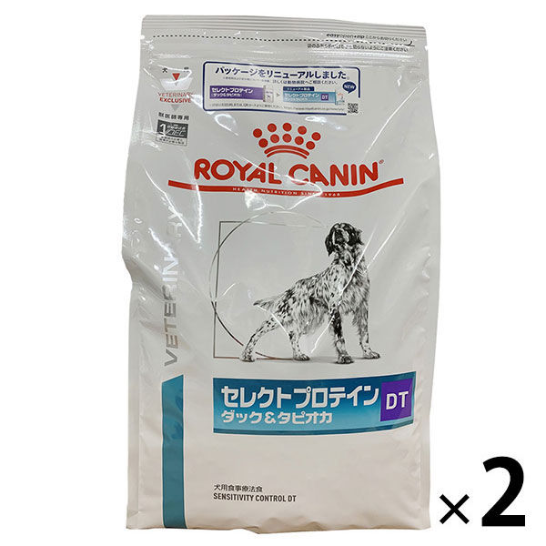 ロイヤルカナン ドッグフード 犬用 療法食 ベテリナリーダイエット セレクトプロテインダックタピオカ 3kg 2袋 ドライ - アスクル