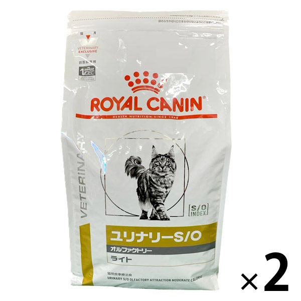 ロイヤルカナン キャットフード 猫用 療法食 ユリナリーS/O オルファクトリーライト 4kg 2袋 ドライフード