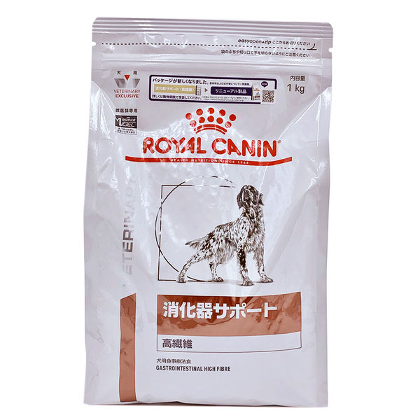 ロイヤルカナン ドッグフード 犬用 療法食 消化器サポート 高繊維 1kg 1袋 ドライ