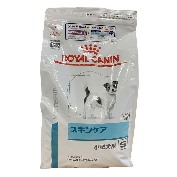 ロイヤルカナン ドッグフード 犬用 療法食 スキンケア 小型犬用 S 3kg 1袋 - アスクル