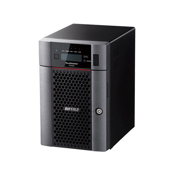 バッファロー TeraStation TS5620DNシリーズ 6ドライブNAS 24TB TS5620DN2406 1台（直送品）