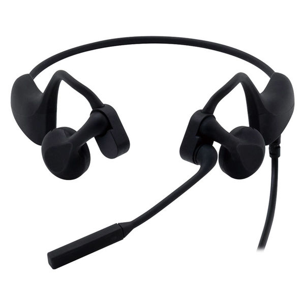 ヘッドセット 有線 3.5mm 4極ミニプラグ オープンイヤー 耳をふさがない IPX4相当 Call Meets キングジム