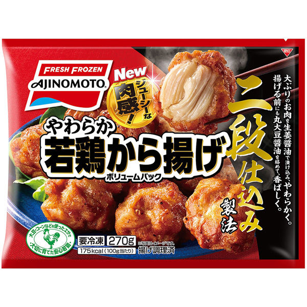 味の素（株） [冷凍食品] 味の素 冷凍やわらか若鶏から揚げボリュームパック 270g×4袋 4901001870684（直送品）