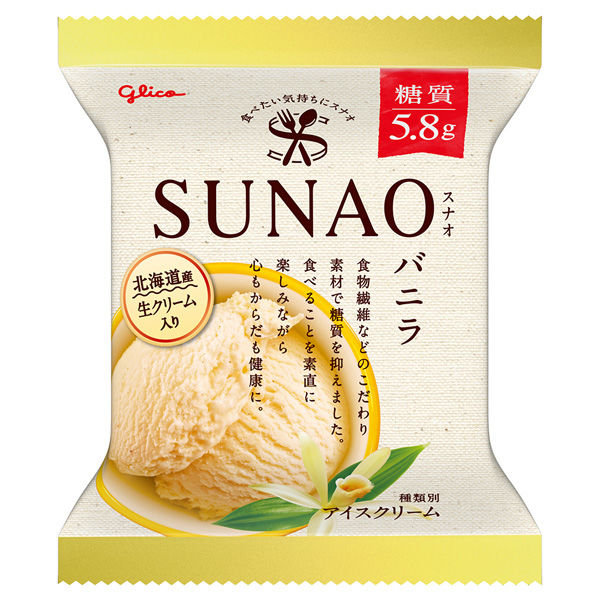 江崎グリコ（株） [アイス]江崎グリコ SUNAO バニラ 120ml×36個