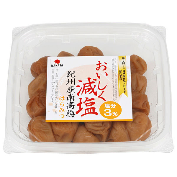 中田食品 中田食品 紀州産南高梅おいしく減塩 はちみつ 250g×12個 4904046025996（直送品）