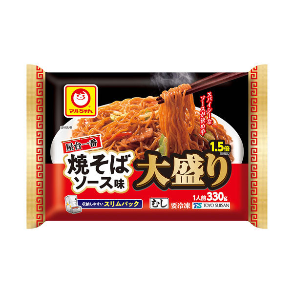 東洋水産（株） [冷凍] 東洋水産 マルちゃん 屋台一番 焼そばソース味 大盛り1.5倍 330g×6個 4901990701921（直送品）