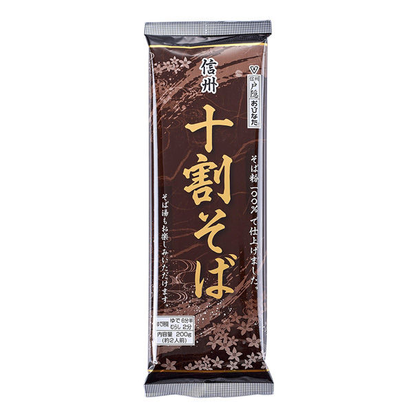 おびなた 信州十割そば 200g×20個 4970068002970（直送品